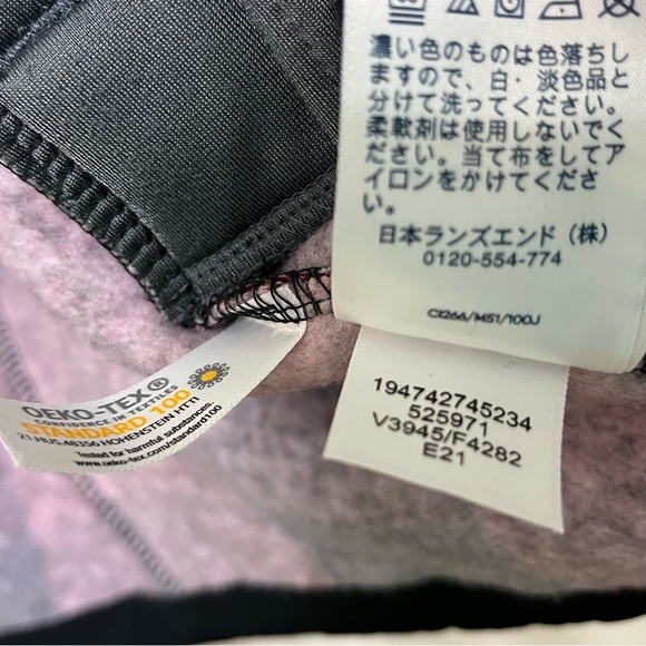 Lands End Women’s Snap Front Longer Plaid Jacket Size XS Red Black Buffalo Plaid - Picture 9 of 9